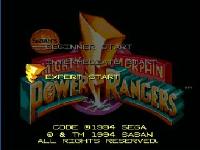 une photo d'Ã©cran de Mighty Morphin Power Rangers (Mega CD) sur Sega Mega-CD